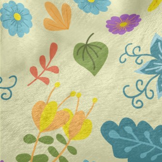Fantasy Fairytale Flowers Minky
