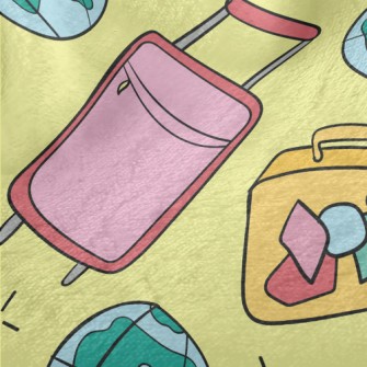 Around The World Luggage Minky