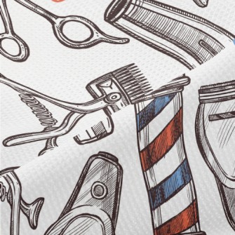 Shaving Barber Shop Piqué