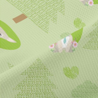 Little Forest And Dogs Piqué