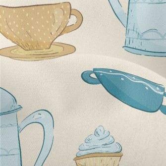 Elegant Afternoon Tea Snacks Lightweight Performance Linen