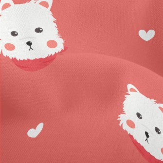 Blushing White Terrier Lightweight Performance Linen