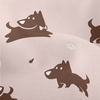 Running And Playing Puppy Lightweight Performance Linen