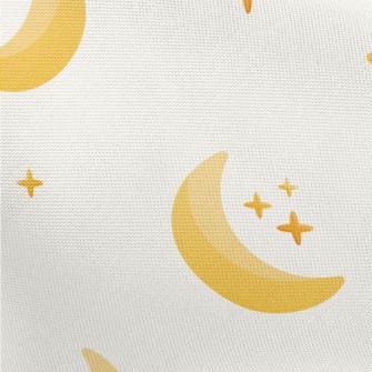 Crescent Moon And Stars Pongee