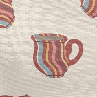 Simple Striped Cup Pongee
