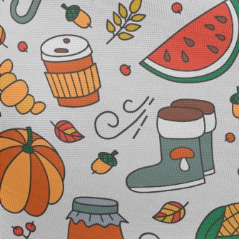 Harvest Pumpkin Corn Jam Pongee