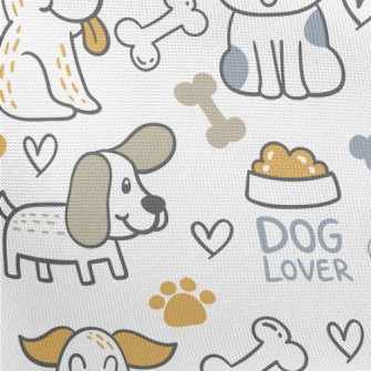 Favorite Cute Puppy Pongee