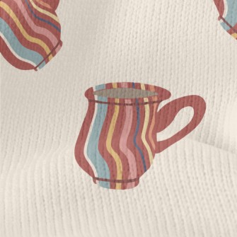 Simple Striped Cup Stretch Jersey
