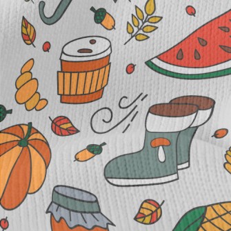 Harvest Pumpkin Corn Jam Stretch Jersey