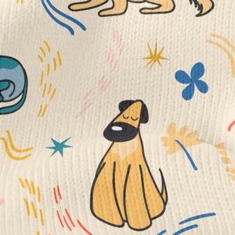 Golden Retriever Corgi Stretch Jersey