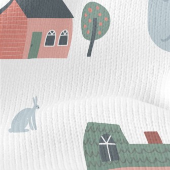 Cozy Country Cottage Stretch Jersey