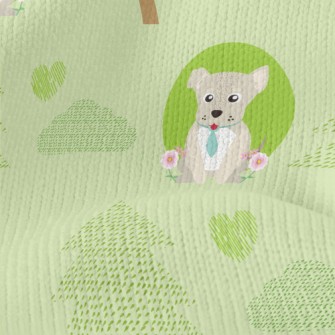 Little Forest And Dogs Stretch Jersey