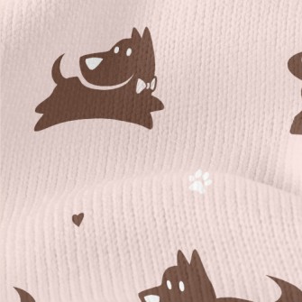 Running And Playing Puppy Stretch Jersey