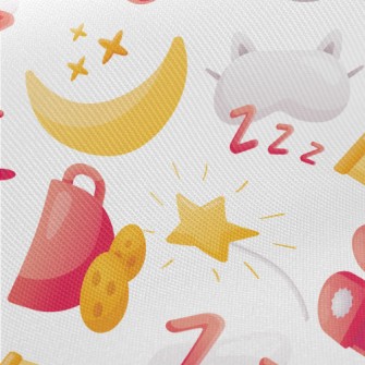 Good Night Rest Alarm Clock Midweight Cotton Poplin