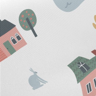 Cozy Country Cottage Midweight Cotton Poplin
