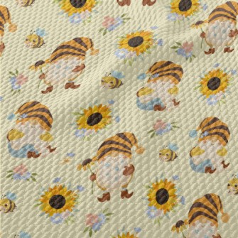 Elves And Sunflowers Birdseye Piqué