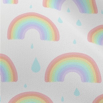 Rainy Day Fluorescent Rainbow Chiffon