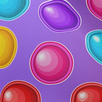 Colorful Polka Dots Chiffon