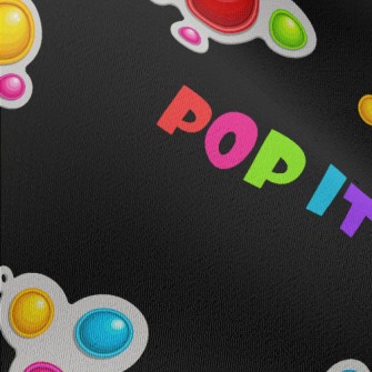 Pop Style Text Chiffon