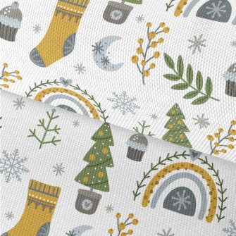 Christmas Tree Potted Socks Waterproof Oxford