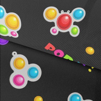 Pop Style Text Waterproof Oxford