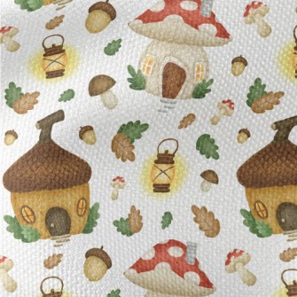 Mushroom And Hazelnut Shaped H Waterproof Canvas