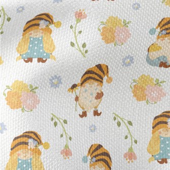 Striped Hat Elf Family Waterproof Canvas