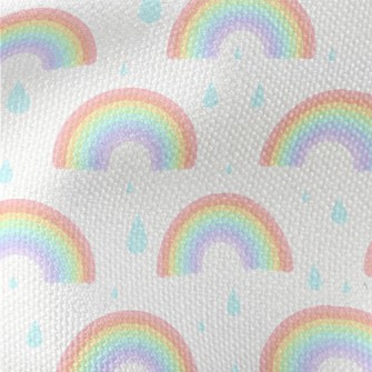 Rainy Day Fluorescent Rainbow Waterproof Canvas