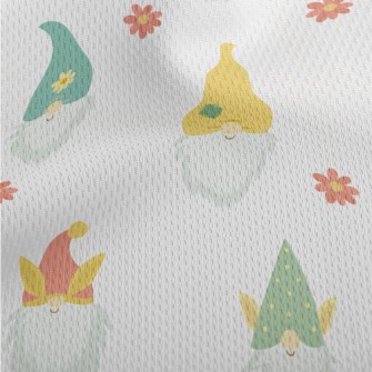 White Bearded Elf Athletic Mesh Flat Back