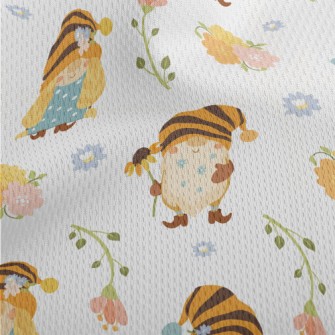 Striped Hat Elf Family Athletic Mesh Flat Back