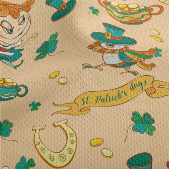 Irish Patrick&#39;s Day Athletic Mesh Flat Back