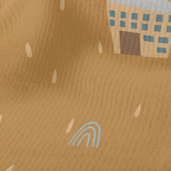 Small Village On A Rainy Day Terry