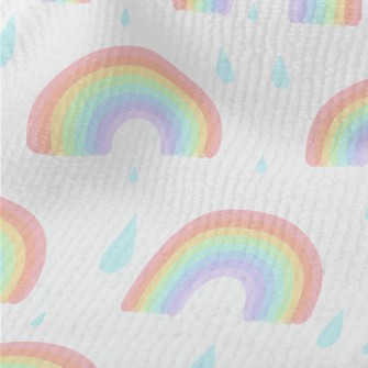 Rainy Day Fluorescent Rainbow Terry
