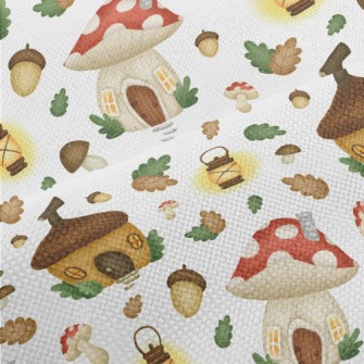 Mushroom And Hazelnut Shaped H Performance Linen
