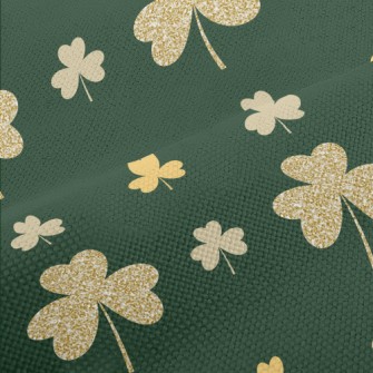 Shiny Gold Clover Performance Linen