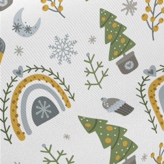 Christmas Tree Potted Socks Twill