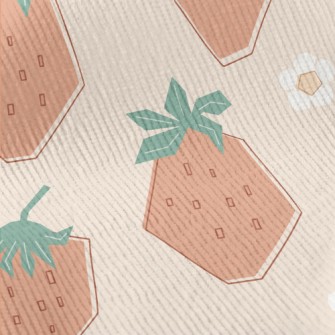 Square Water Chestnut Strawber Standard Corduroy