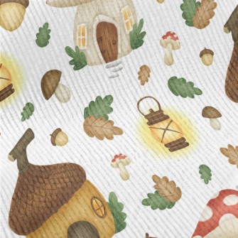 Mushroom And Hazelnut Shaped H Standard Corduroy