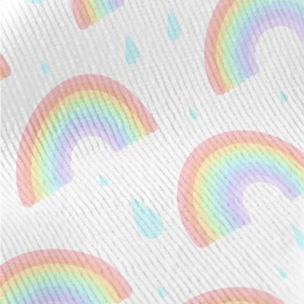 Rainy Day Fluorescent Rainbow Standard Corduroy