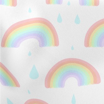 Rainy Day Fluorescent Rainbow Stretch Ponte