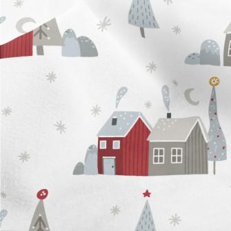 Nordic Small House Micro Fleece