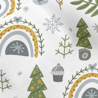Christmas Tree Potted Socks Micro Fleece