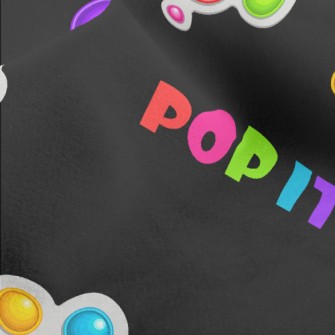 Pop Style Text Micro Fleece