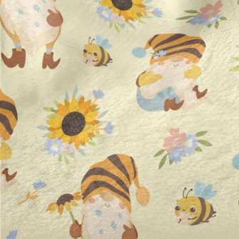 Elves And Sunflowers Minky