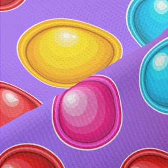 Colorful Polka Dots Piqué