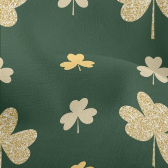 Shiny Gold Clover Lightweight Performance Linen