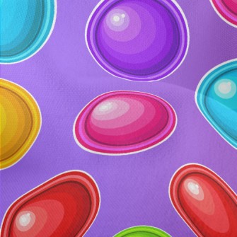 Colorful Polka Dots Lightweight Performance Linen