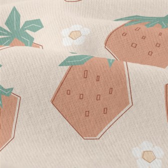 Square Water Chestnut Strawber Modern Jersey