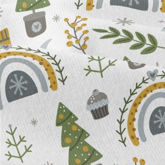 Christmas Tree Potted Socks Modern Jersey