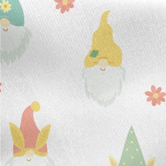 White Bearded Elf Jersey Backed Fleece